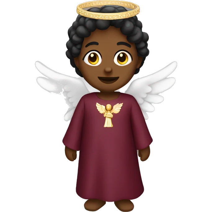 burgundy angel emoji