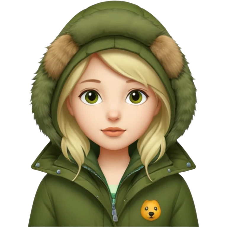 girl in parka emoji