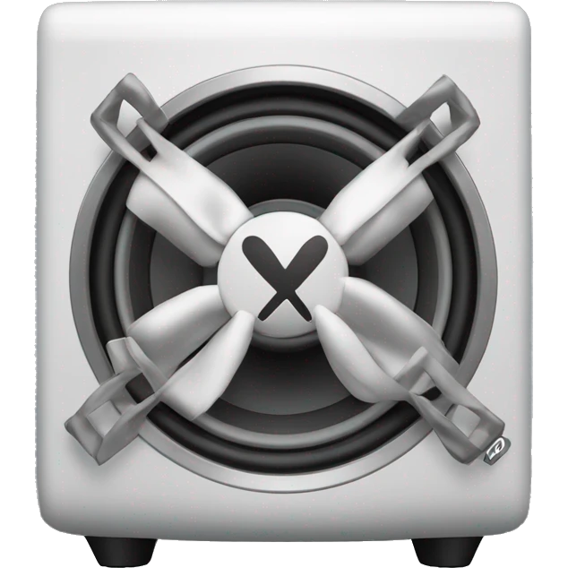 JL audio subwoofer with bow emoji