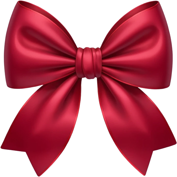 Bow Bordeaux  emoji
