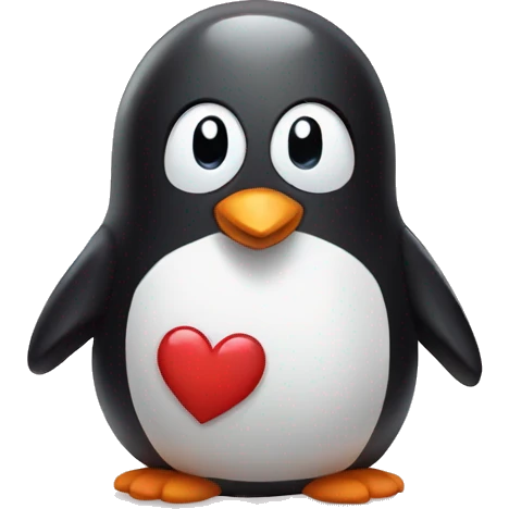 Love penguin  emoji