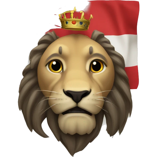 flag with flemmish lion emoji