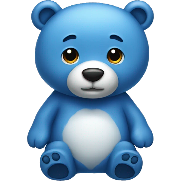 blue bear emoji