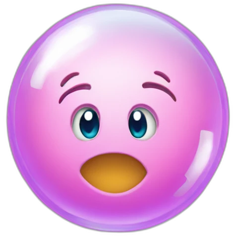 flipped "A" bubble fount emoji