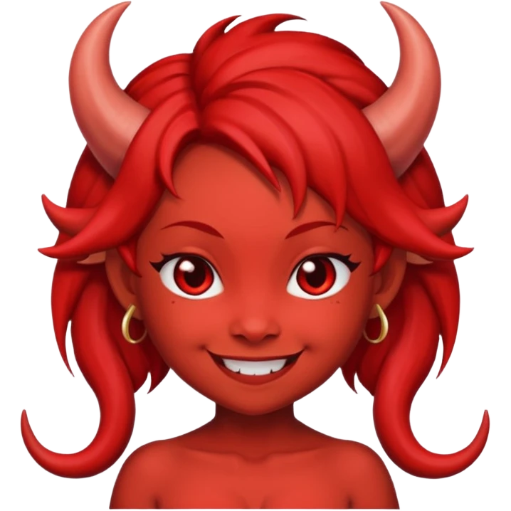 Chibi girl devil emoji