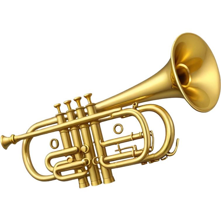 Trumpet with limbs emoji