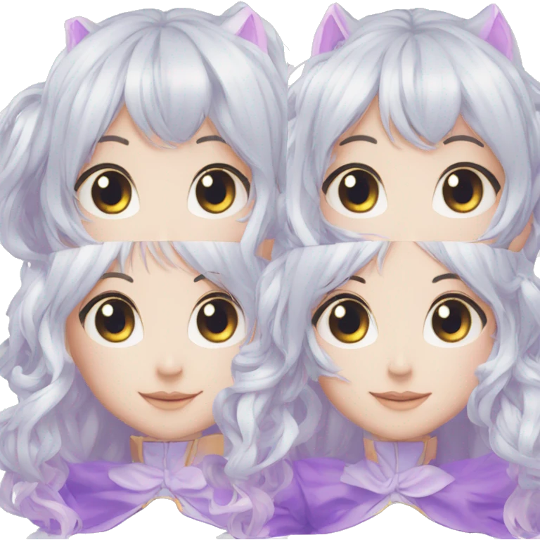 Magical anime girl 3/4 rotated head emoji
