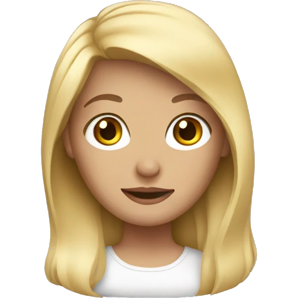 Blonde girl emoji