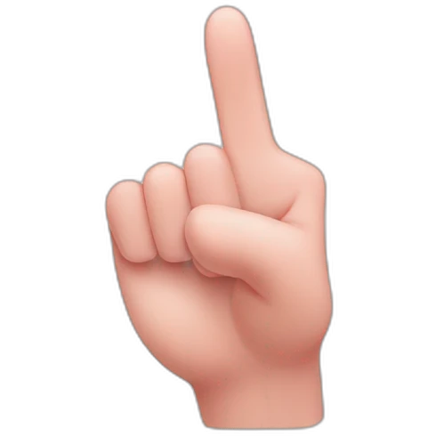 Pinky finger up emoji