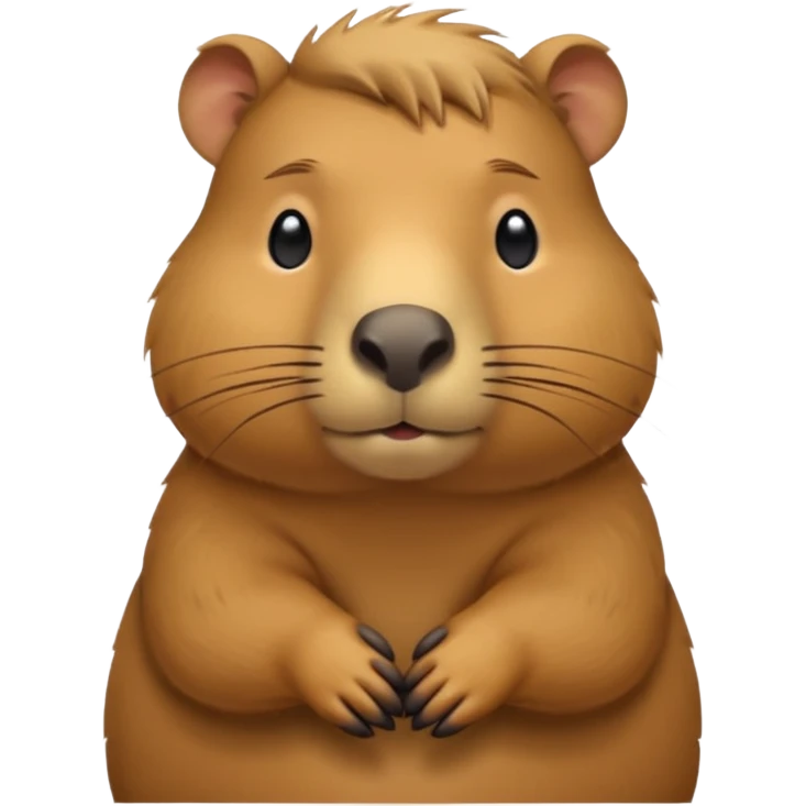 God as a capybara emoji