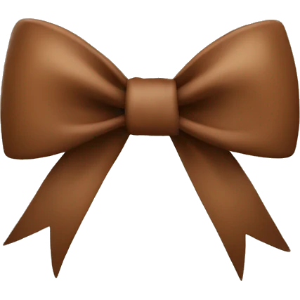 Bow brown  emoji