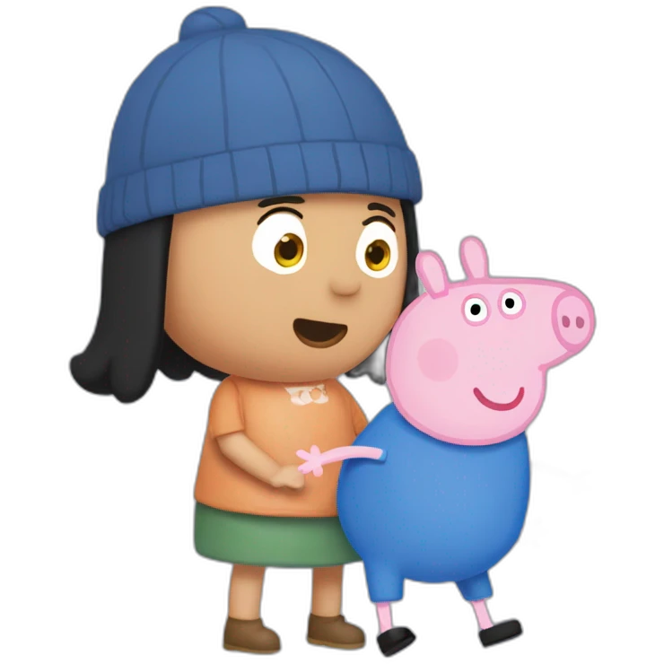 peppa pig vs bluey emoji