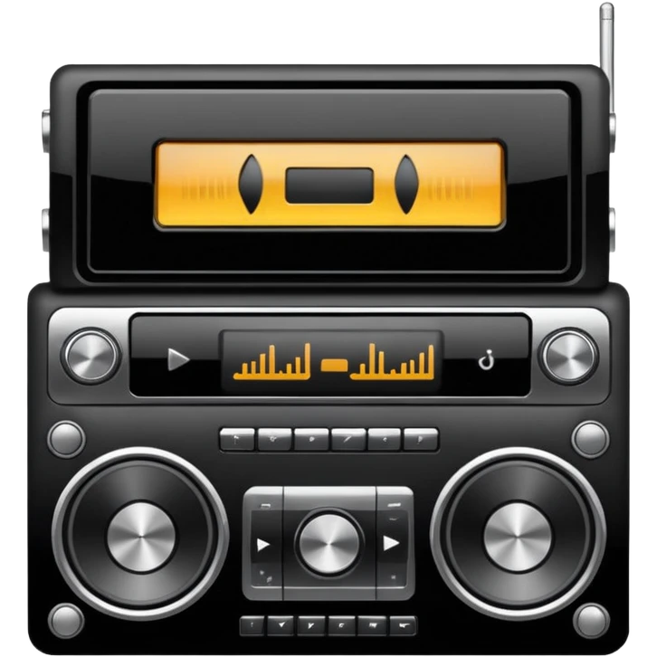 loud music in car emoji