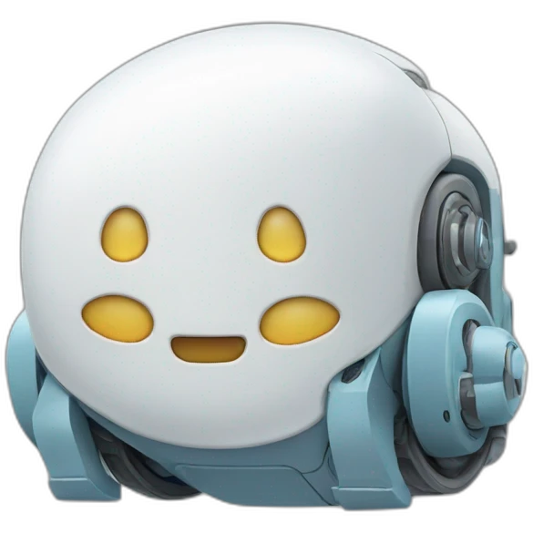 sleeping robot emoji