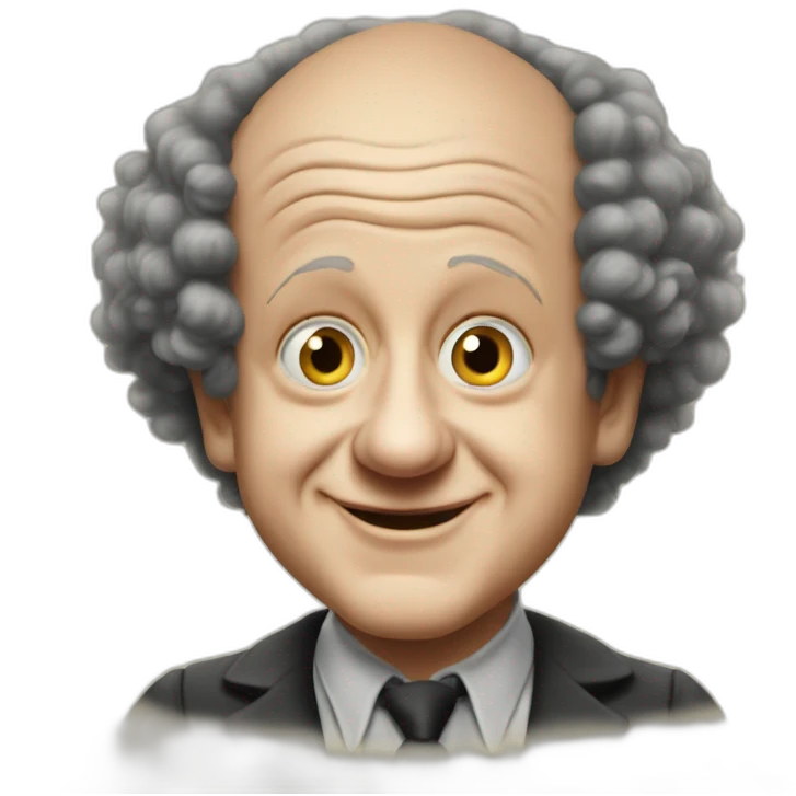 Young Larry fine of the three stooges emoji