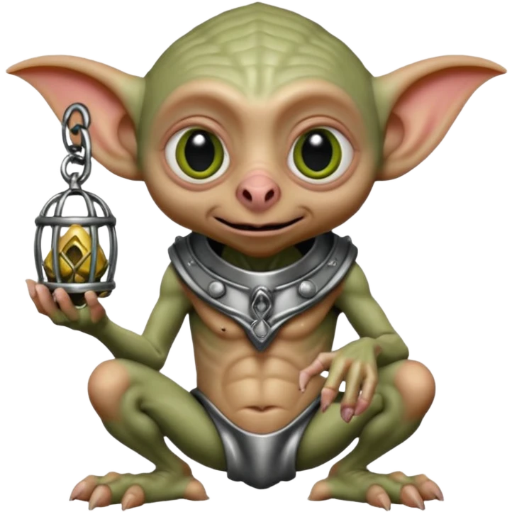 Dobby in chastity cage emoji