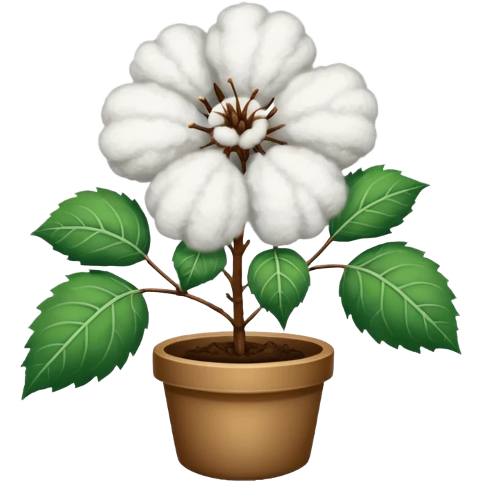 A cotton plant emoji