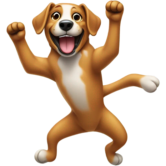 Dog dance emoji