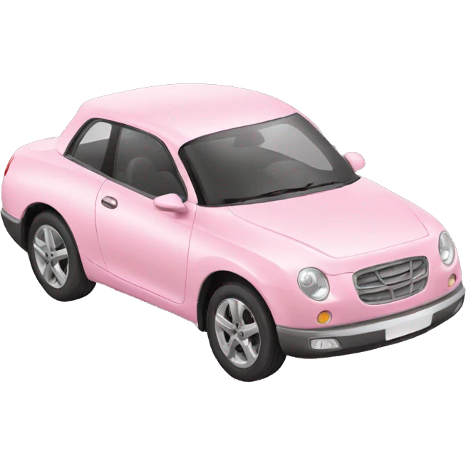 light pink car emoji