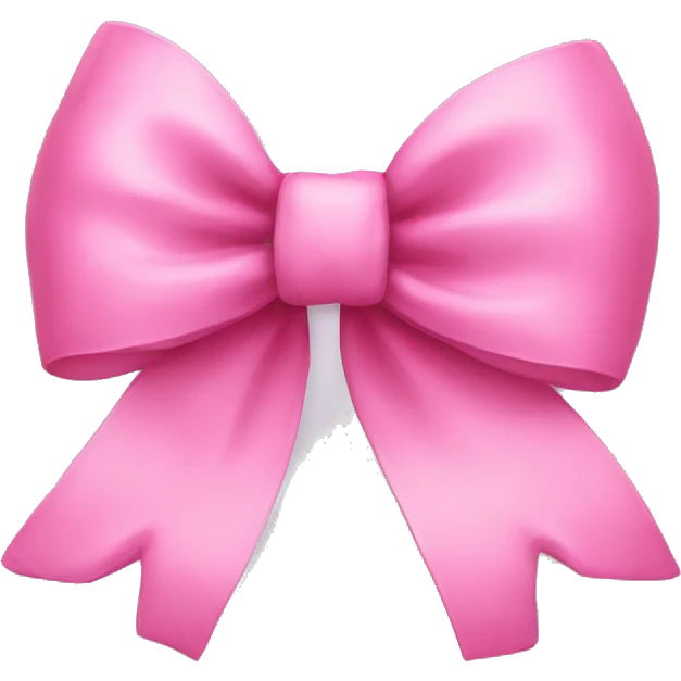 Pink bow  emoji