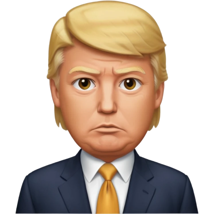 donald trump doesn't agree emoji