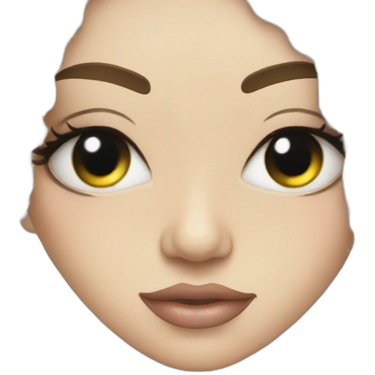 Glitter eye emoji