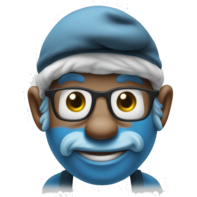 Smurf emoji