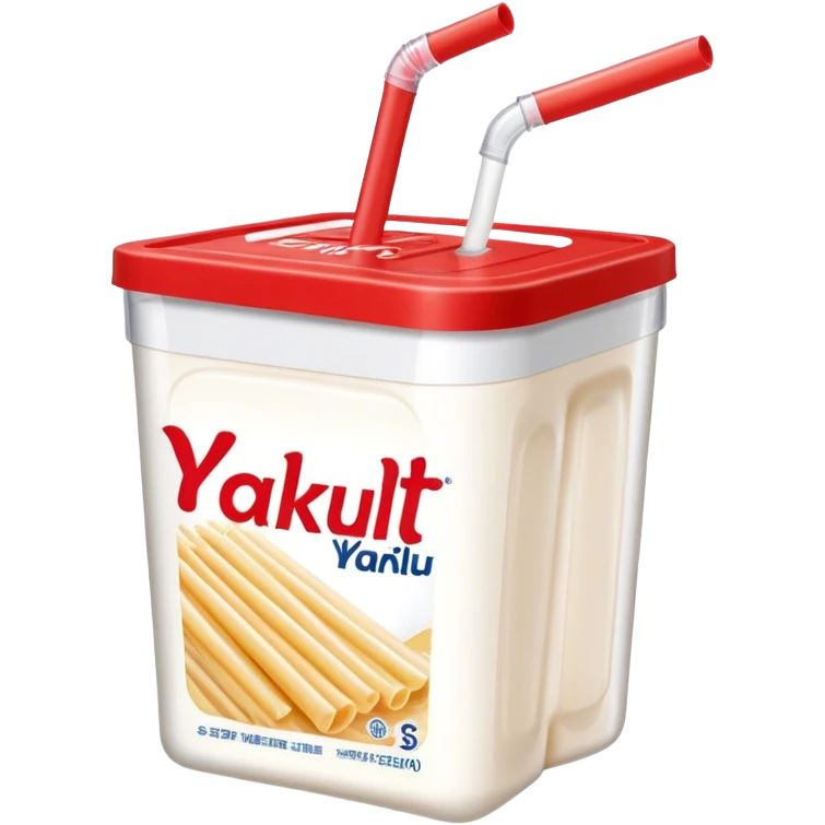 straw pack Korea Yakult emoji