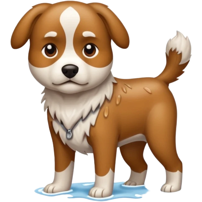 Salty dog emoji
