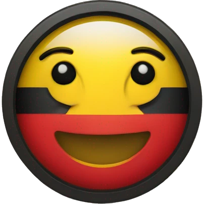 The German flag is smile emoji