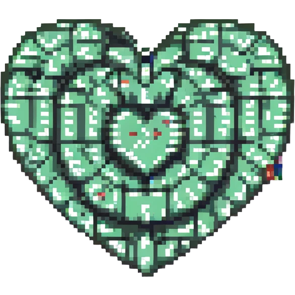 Heart + code brackets emoji