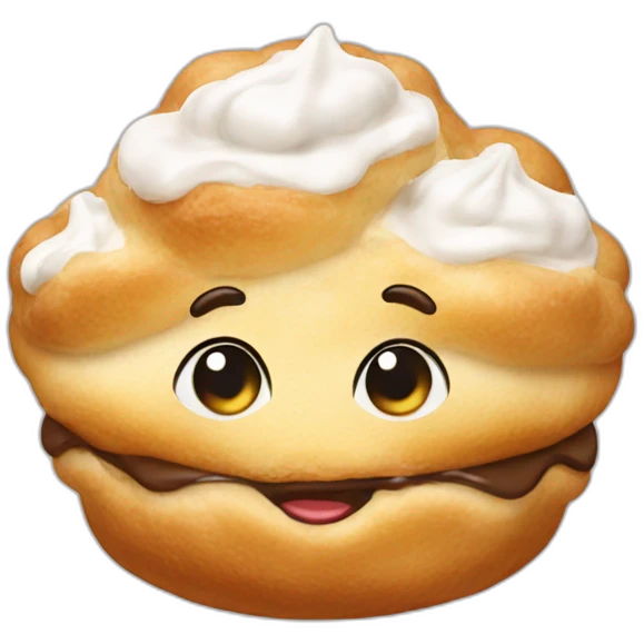 cream puff emoji