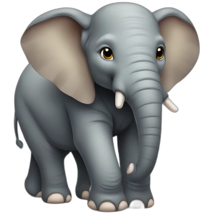 Elephant sait good night emoji