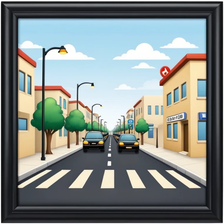 street with border control emoji