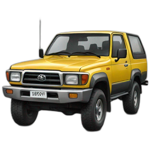 Toyota 4x4 1991 emoji