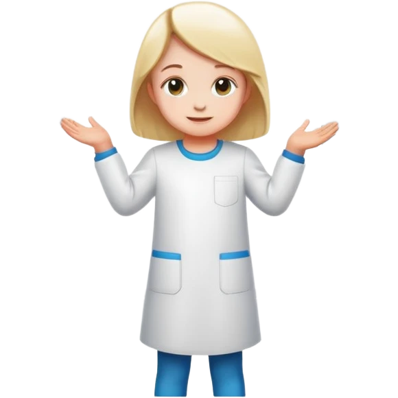 child standing proudly in a clean room, cheerful and organized emoji