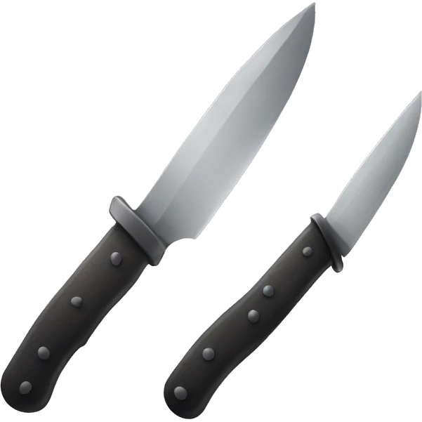 Knife reaistc emoji