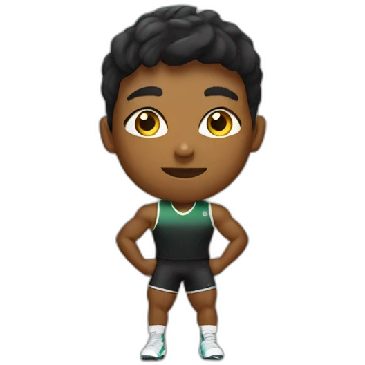 athlete sweats emoji