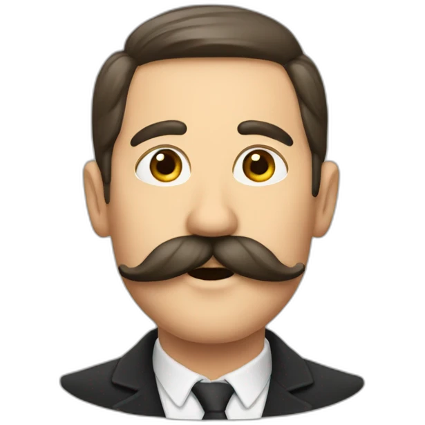 adolph mustache emoji