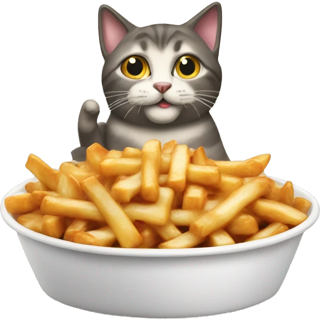 poutine pushin cat emoji