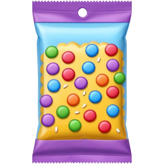 sprinkles in a packet emoji