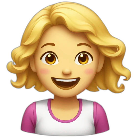 Laughing girl emoji
