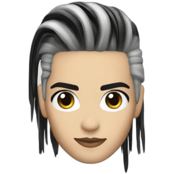 Bill Kaulitz Black highlights emoji