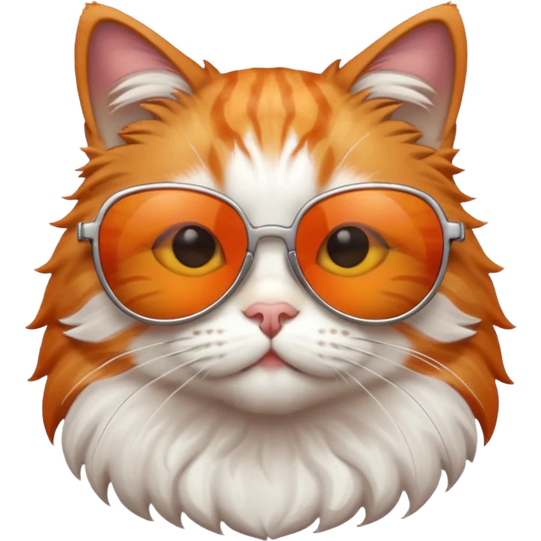 Cat wearing sunglasses emoji