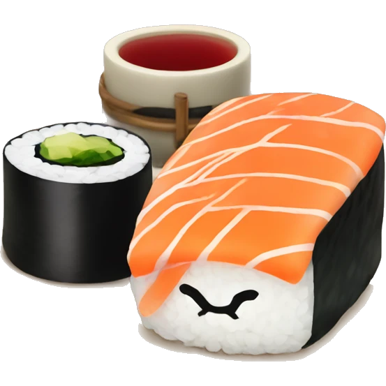 Sushi and sake  emoji