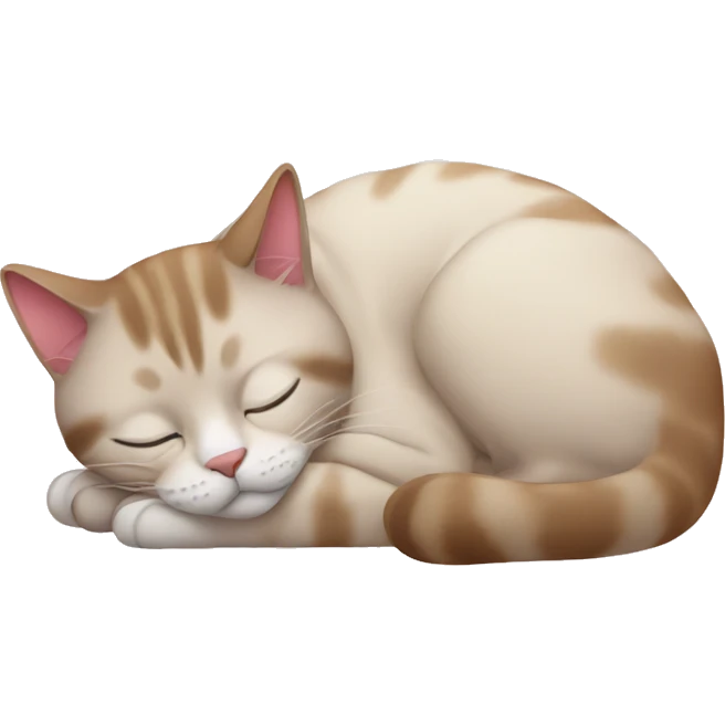 cat that is sleeping emoji