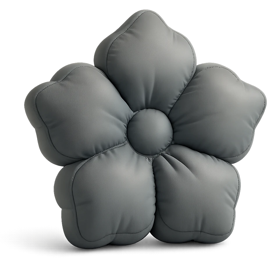 gothic flower, cushion style emoji