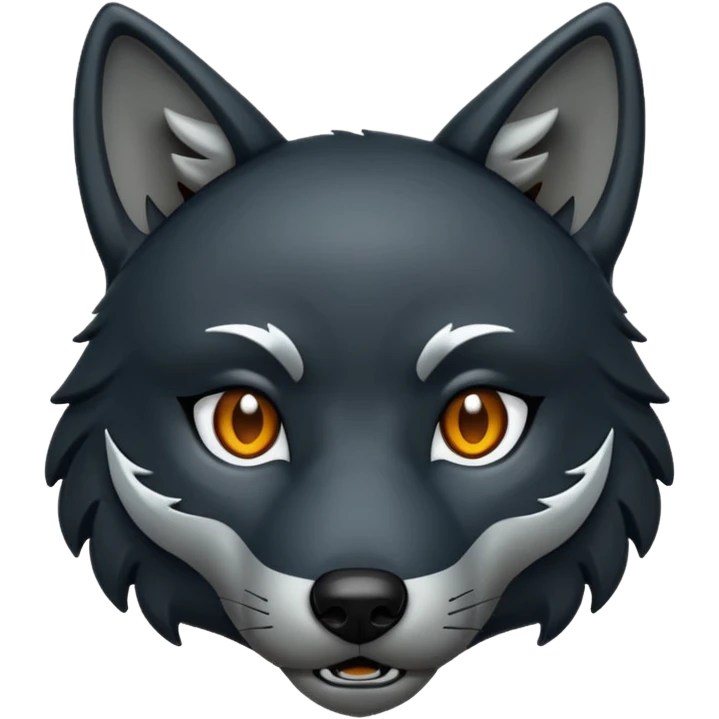 Black Wolf emojis emoji