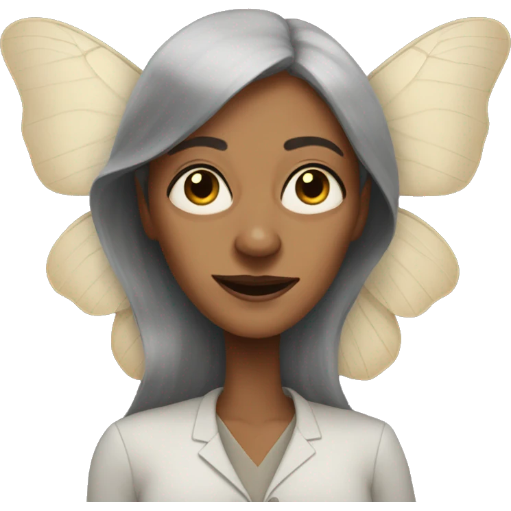 Moth woman  emoji