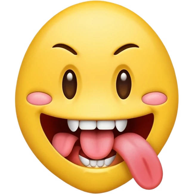 Tongue over teeth emoji emoji